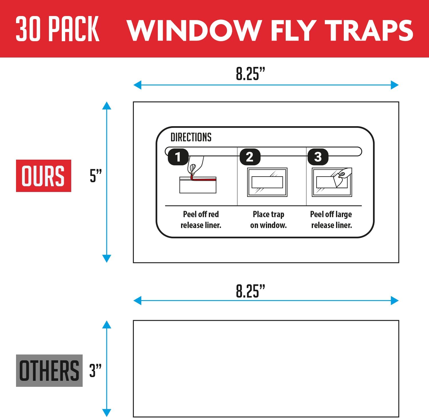  Indoor Fly Traps, Clear Window Fly Traps for Home, for  Houseflies, Gnats, Moths, and Spiders